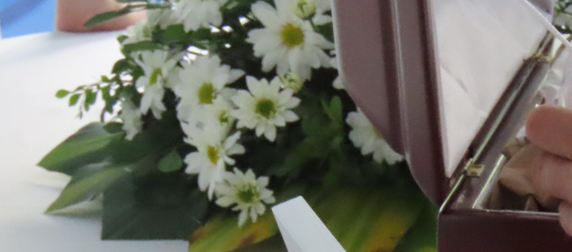 Restos de Néstor Garzón entregados a su familia. 