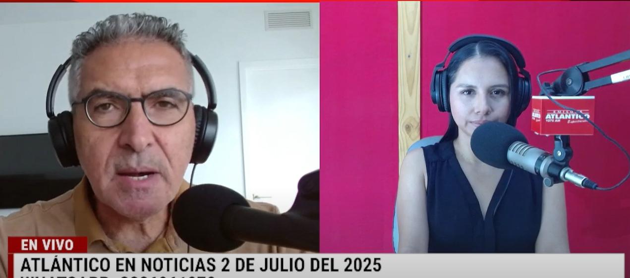 Transmisión de Atlántico en Noticias.