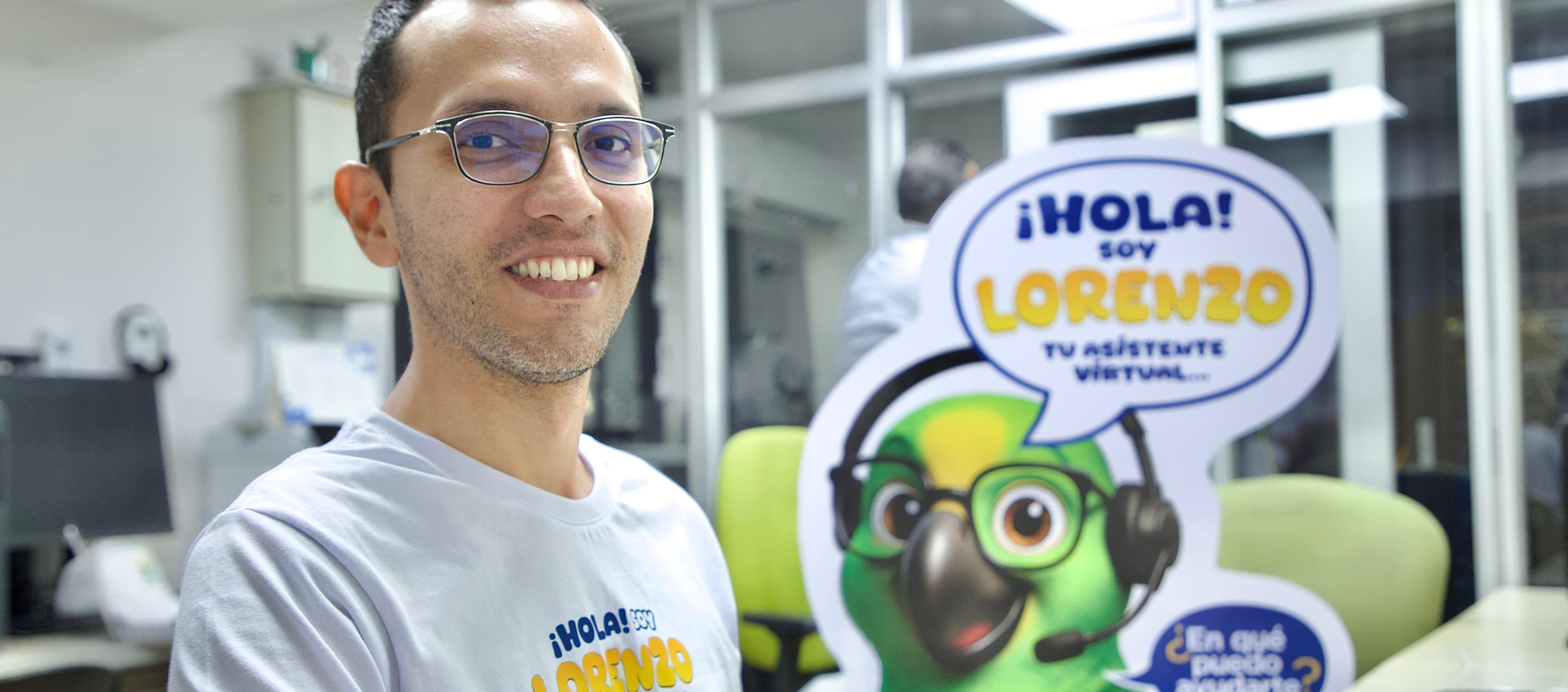 El asistente virtual 'Lorenzo' está en etapa de prueba. 