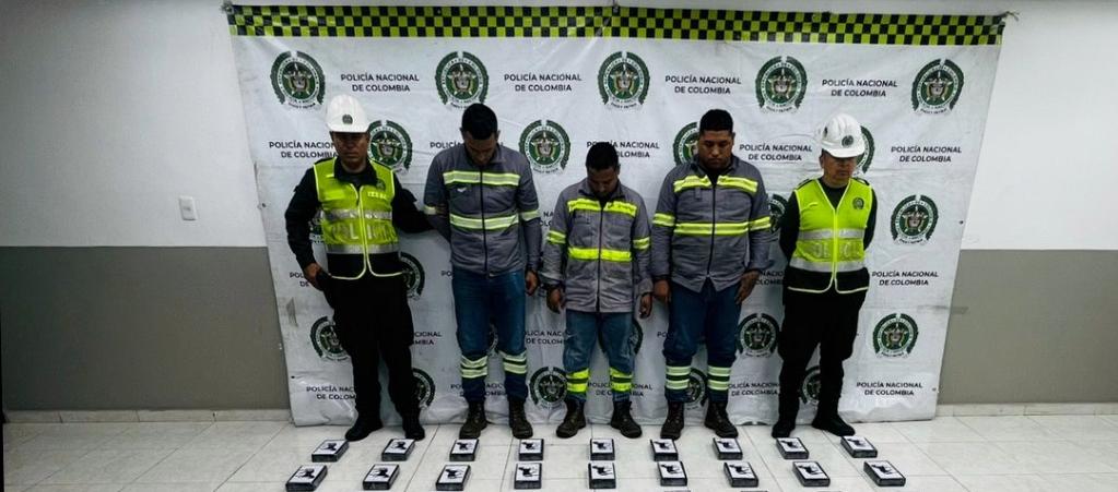 Los tres hombres imputados por la Fiscalía. 