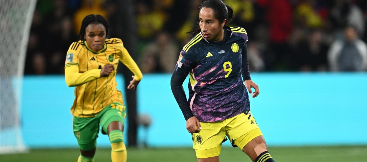 Mayra Ramírez, delantera de la Selección Colombia, quien juega en el Chelsea.