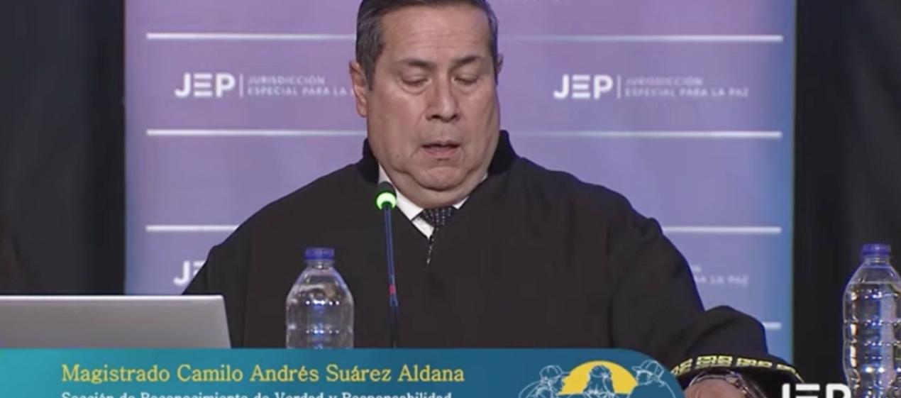 Magistrado Camilo Suárez. 