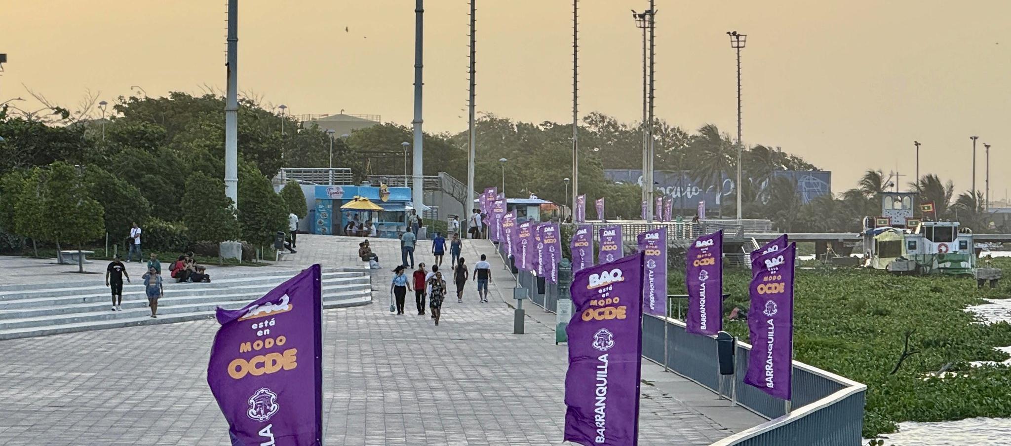 Malecón del Río, en Barranquilla