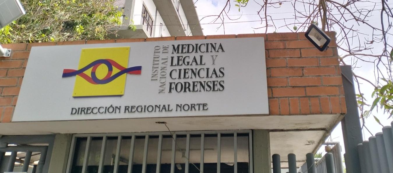 Fachada de Medicina Legal, en Barranquilla. 