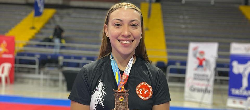 Natalia Bernal Herrera, karateka barranquillera de 23 años.