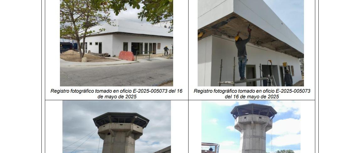 Obras en la Penitenciaría El Bosque.