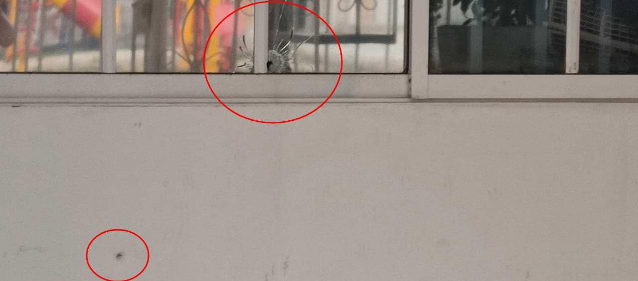 Disparos en la oficina de Jaime Cervantes.