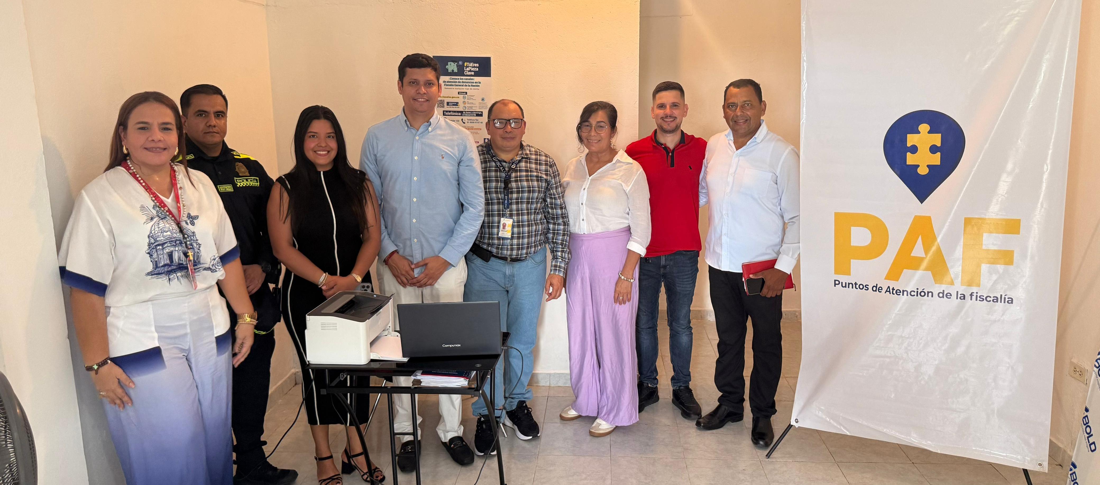 Inauguración del PAF en Piojó.