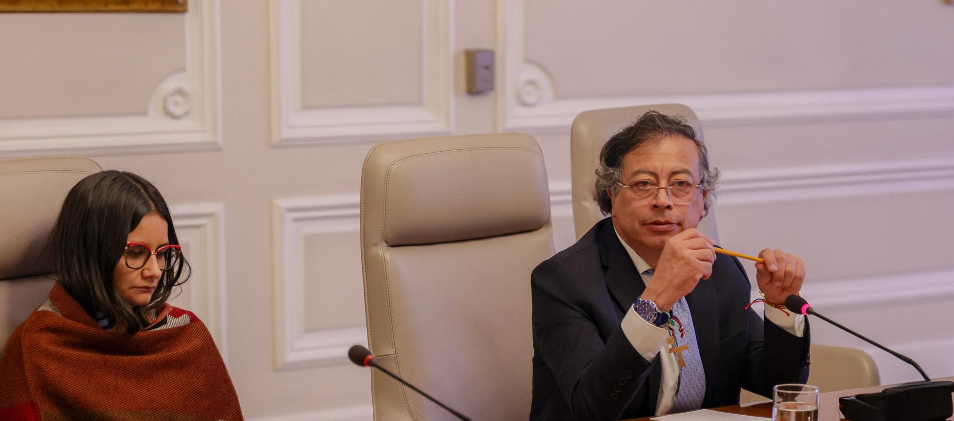 El Presidente Gustavo Petro.