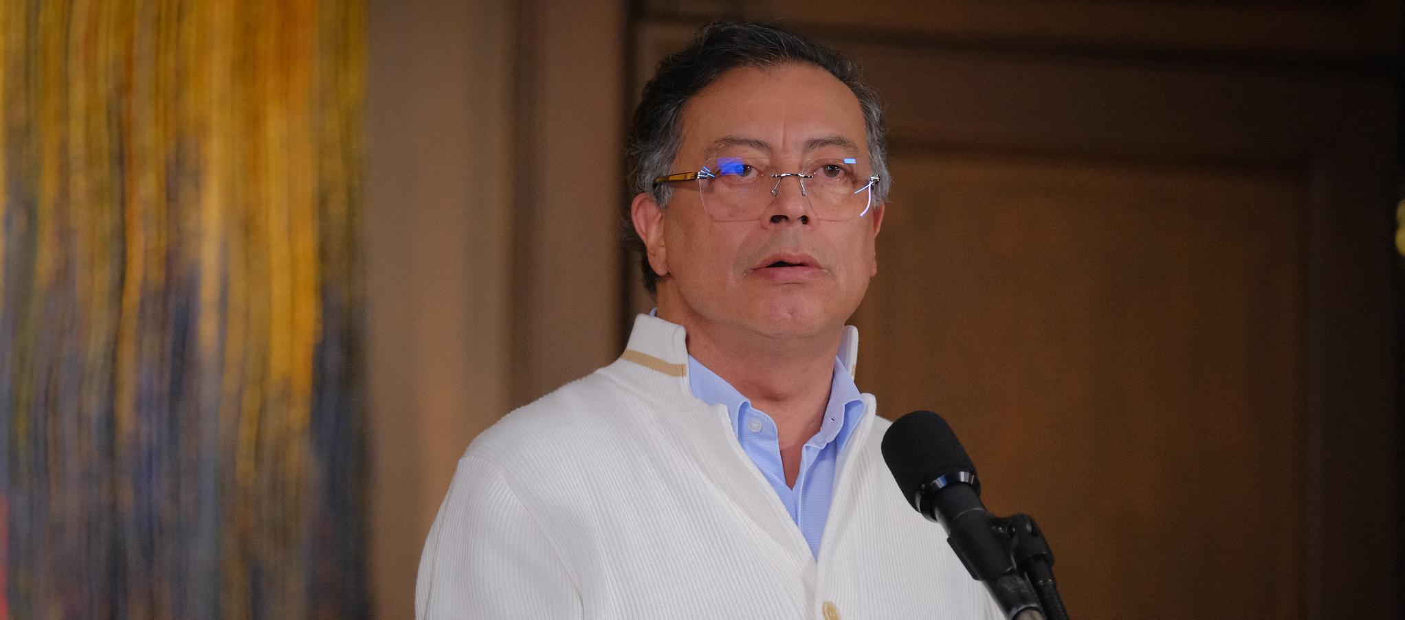 El Presidente Gustavo Petro.