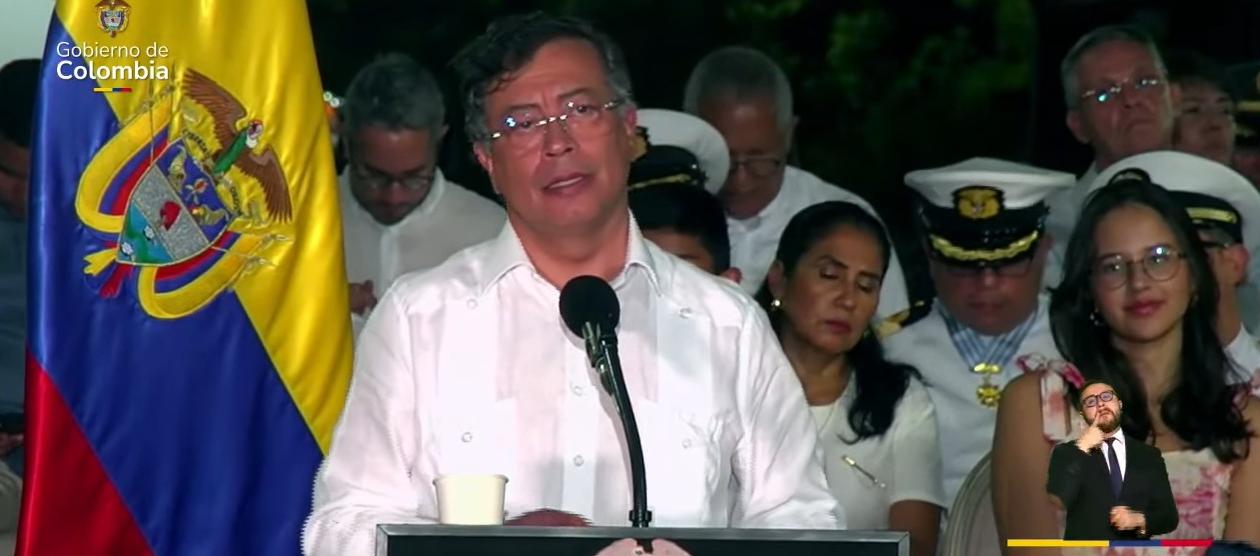 El Presidente Gustavo Petro.