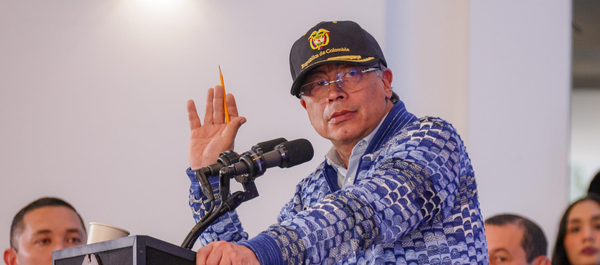 El Presidente Gustavo Petro.