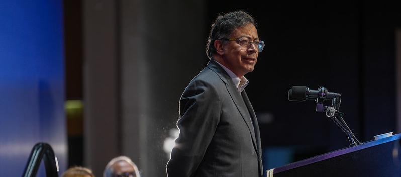 El Presidente Gustavo Petro.