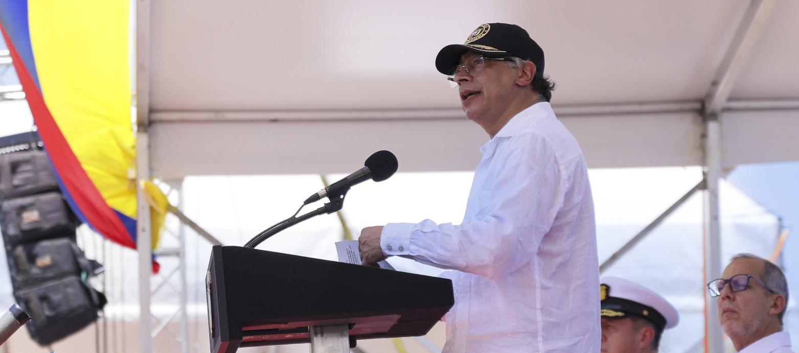 El Presidente Gustavo Petro.