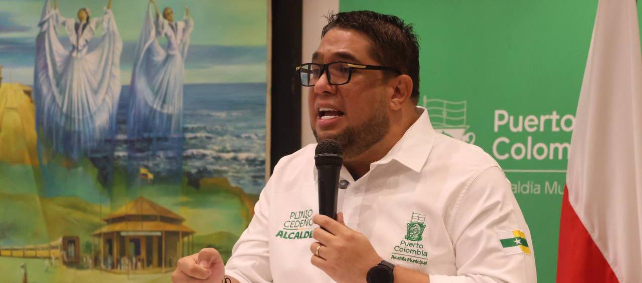 Plinio Cedeño, alcalde de Puerto Colombia.