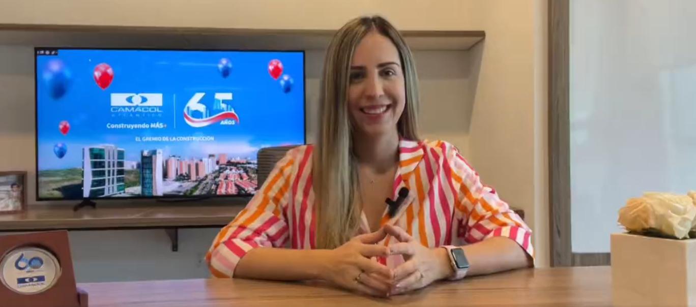 Laura Restrepo, gerente de Camacol Atlántico.