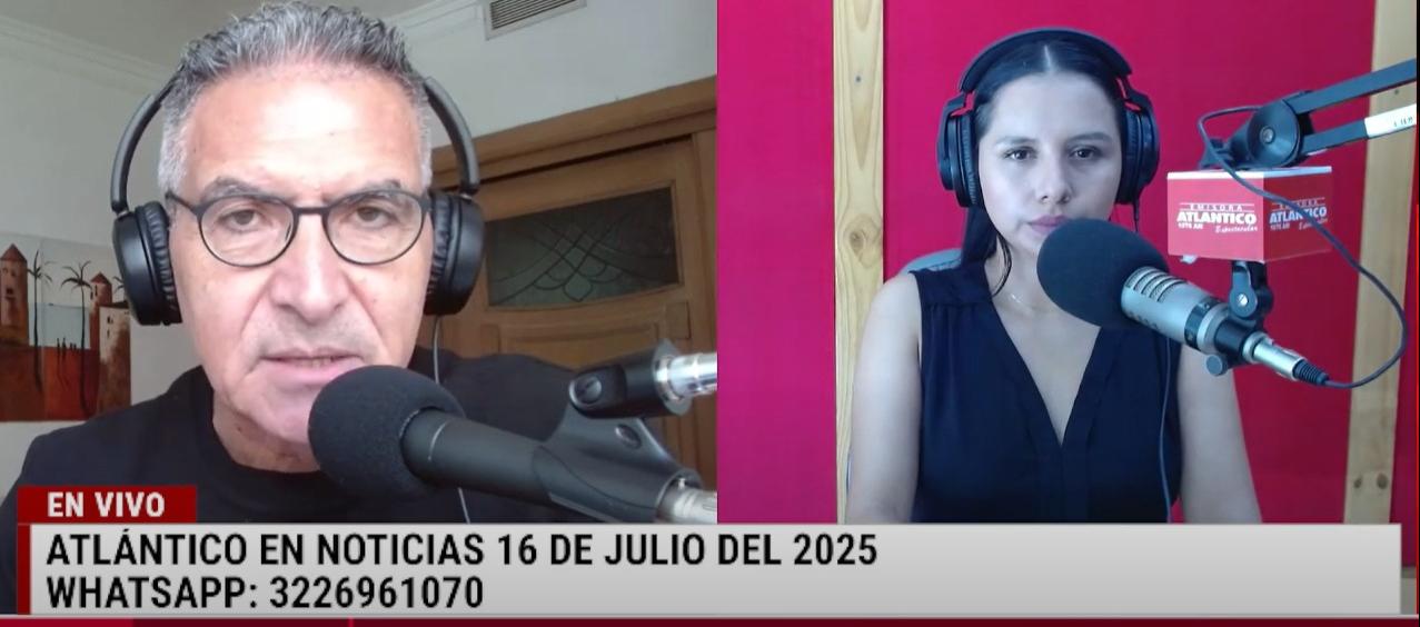 Transmisión de Atlántico en Noticias.