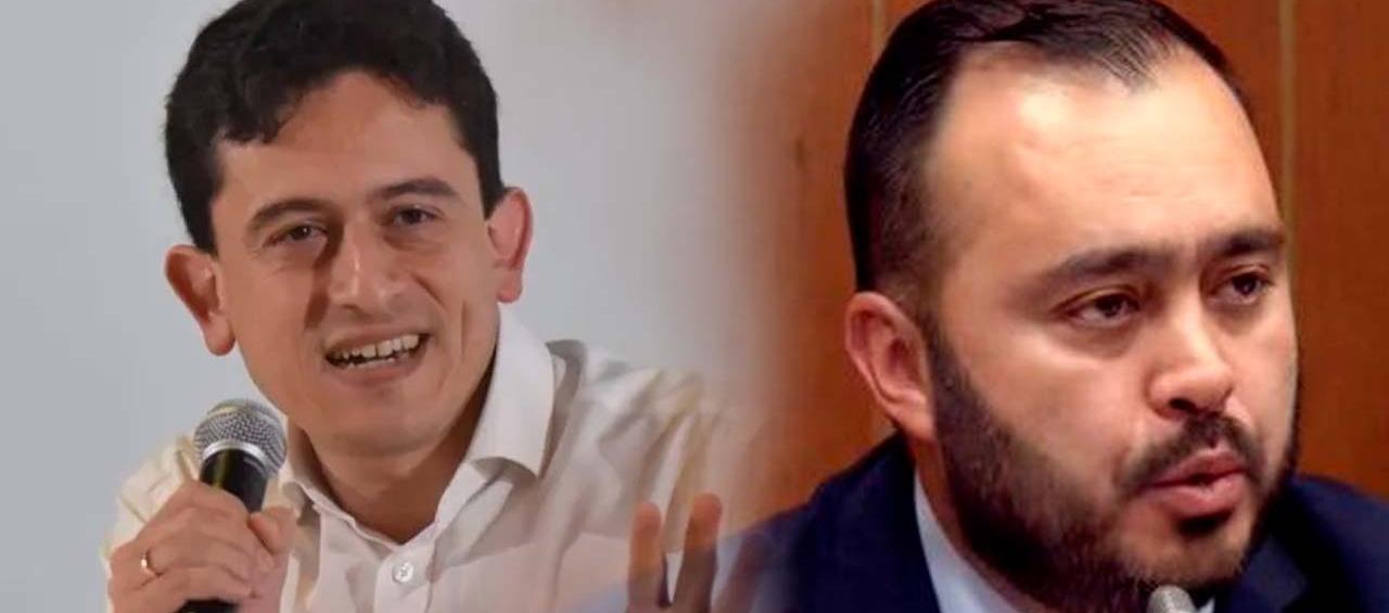 Exministro Luis Carlos Reyes (Izq.) y el senador Jairo Castellanos (Der.) 