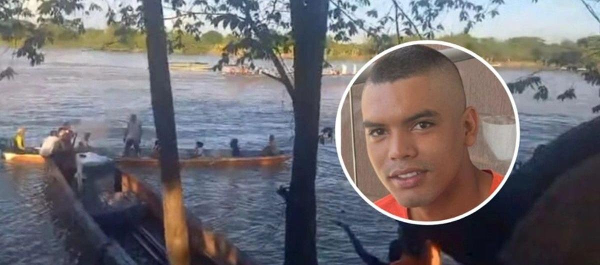 Carlos Alonso Jiménez, desaparecido en el río Cauca. 