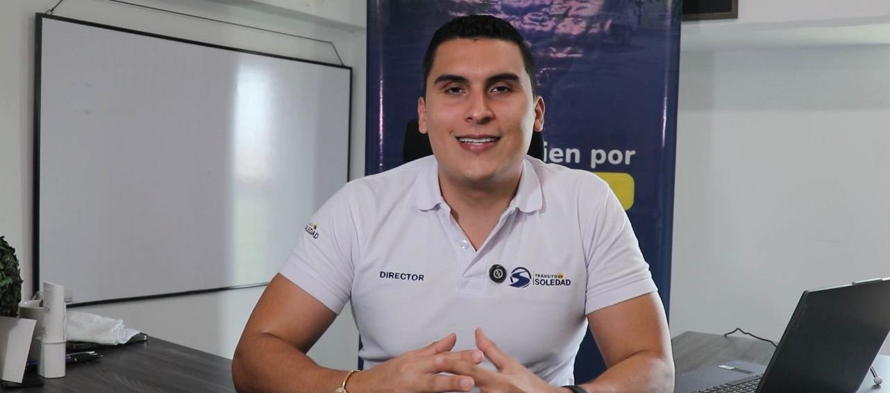 Santander Donado, Director del Tránsito de Soledad. 