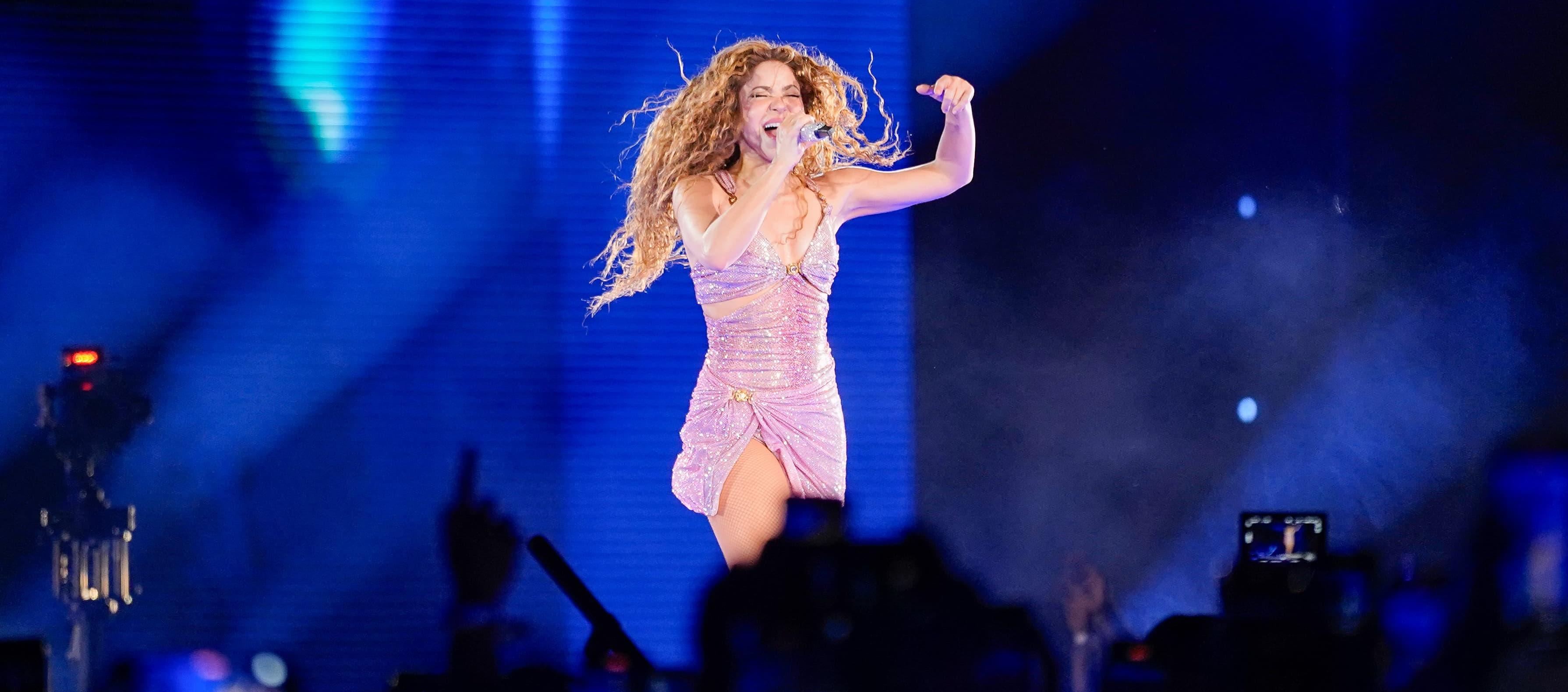 Shakira en concierto. 