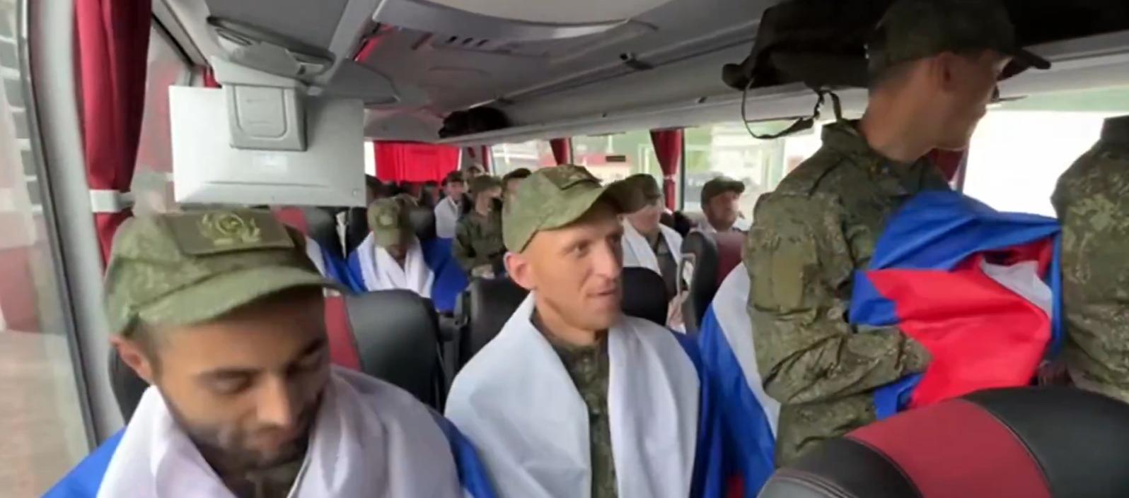 Militares rusos liberados.