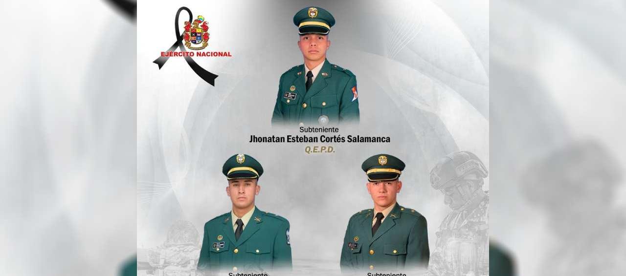 Subtenientes fallecidos.