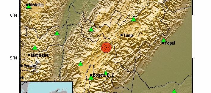 Sismo en Cundinamarca.
