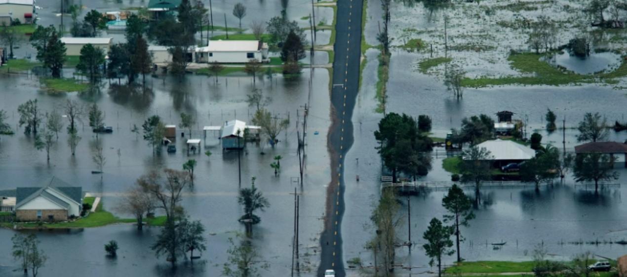 Inundaciones en el estado de Texas este viernes. 