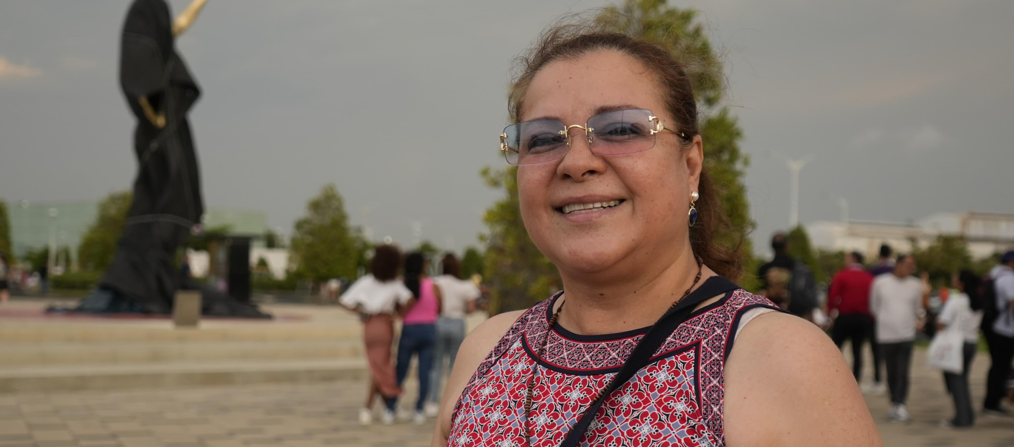 Elizabeth Henao, quien llegó desde Los Ángeles a Barranquilla. 