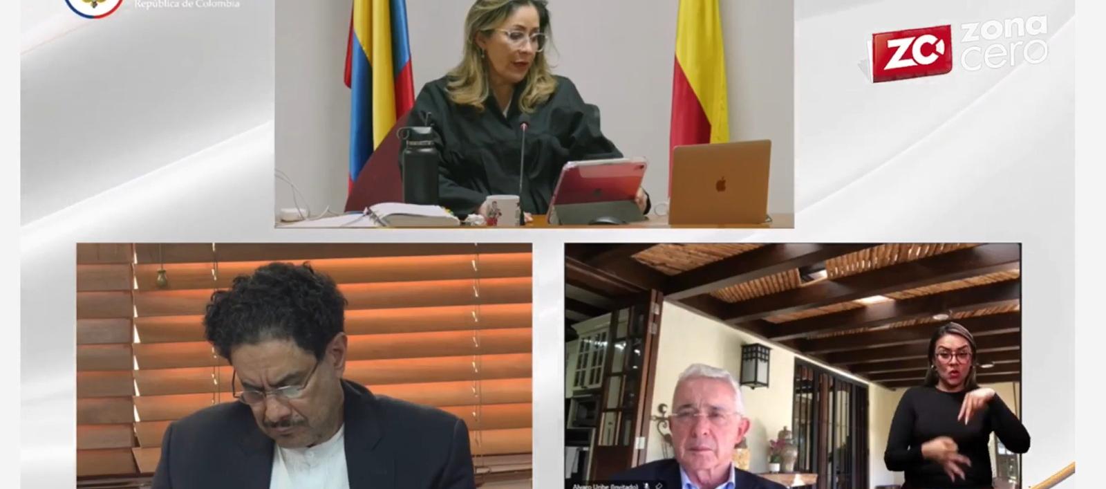 Audiencia de Álvaro Uribe Vélez.
