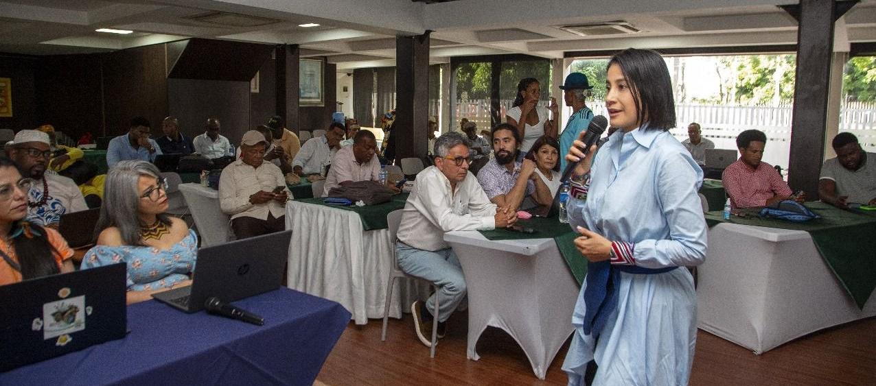 La viceministra de Minas, Sorrel Aroca.