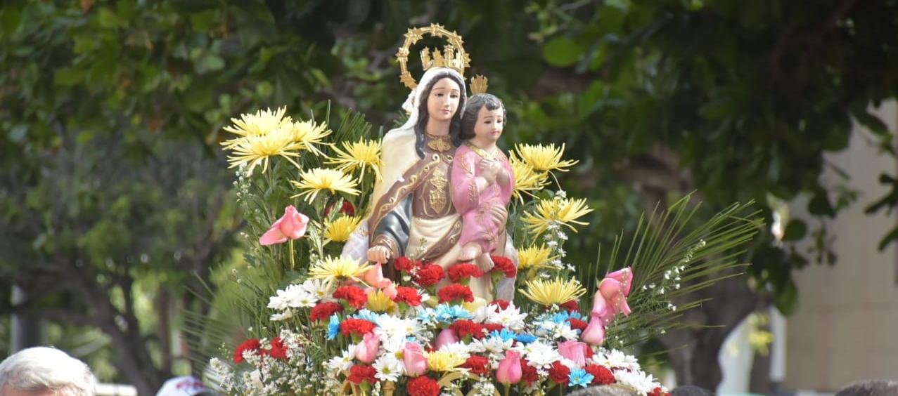 Celebración de la Virgen del Carmen.