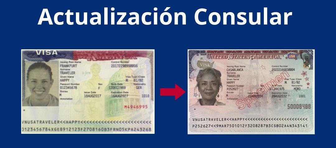 Cambio en la visa.