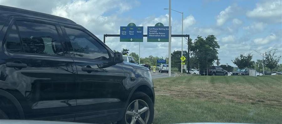 Zona del aeropuerto de Blue Grass de Lexington