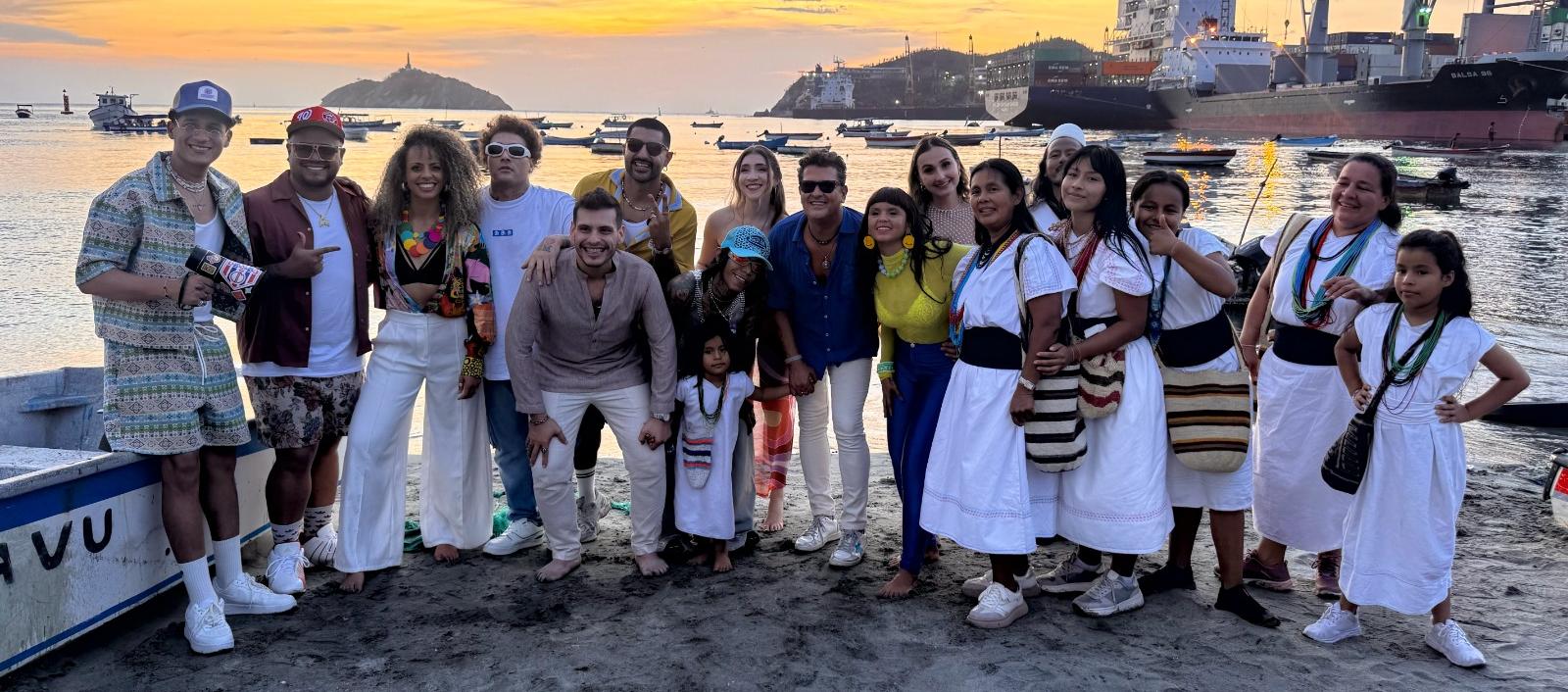 Estos son los artistas samarios que estuvieron durante la grabación de '500 años'. 