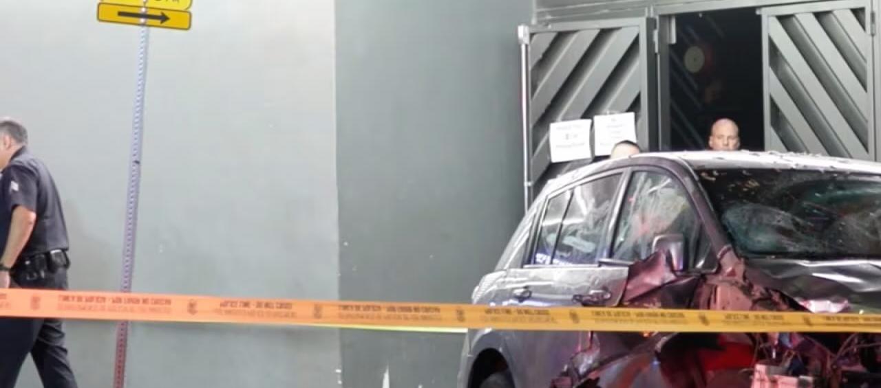 Accidente en Los Ángeles.