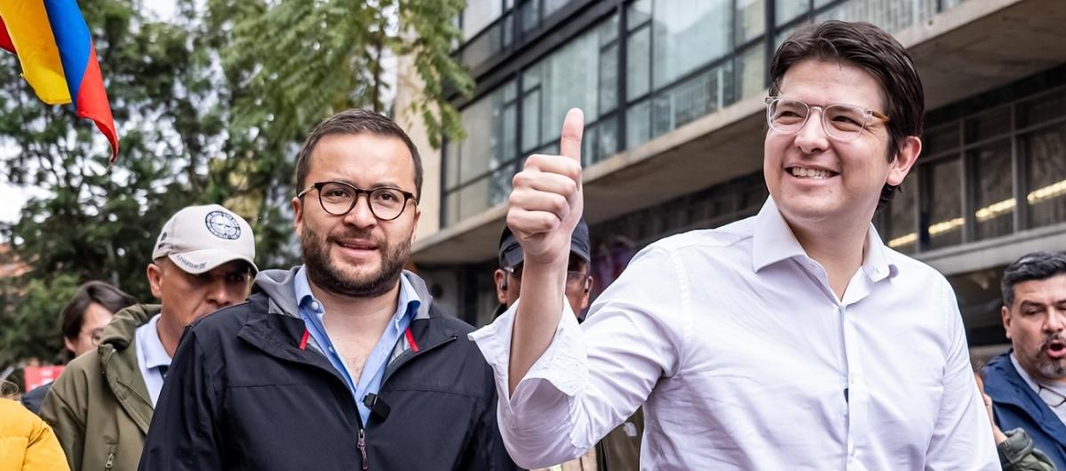 El concejal Andrés Barrios guarda una gran relación de amistad con el senador Miguel Uribe.