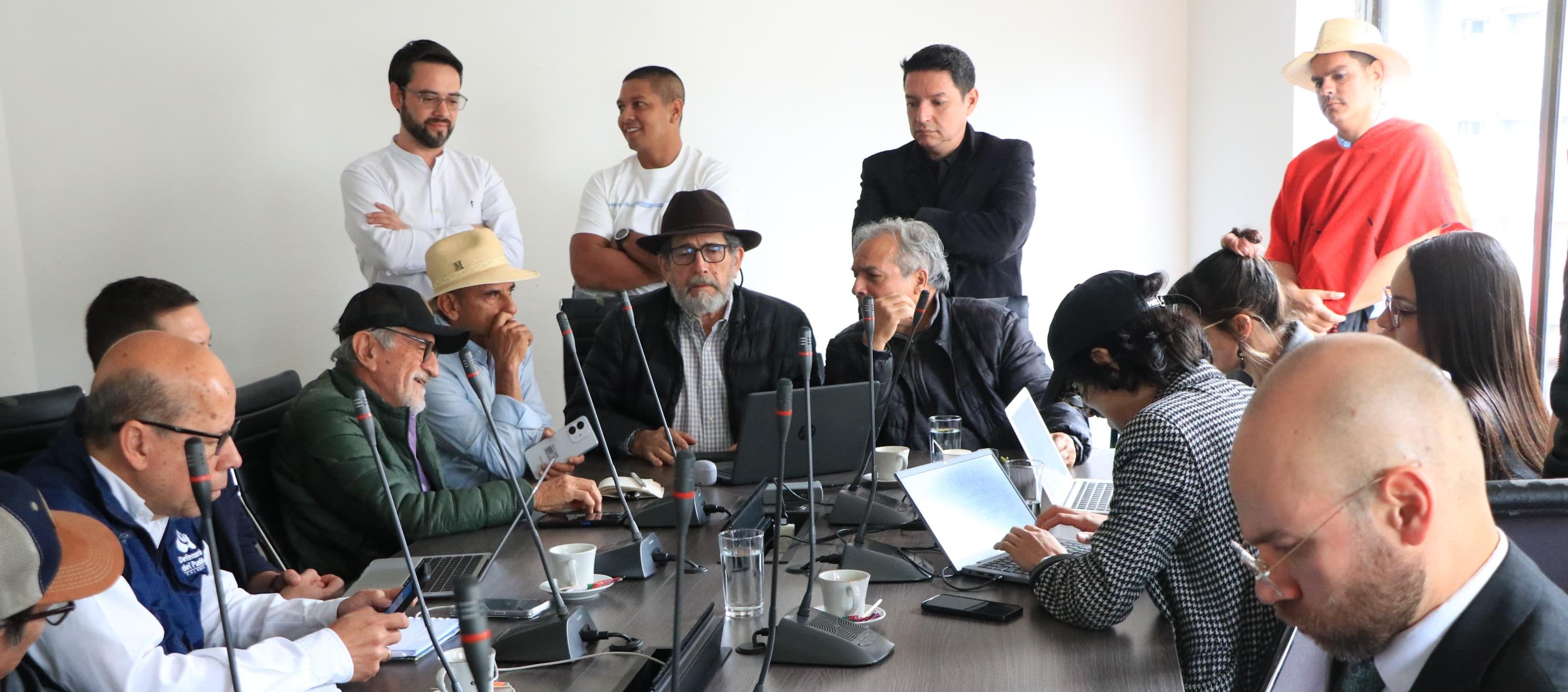 Mesa técnica del MinAgricultura y el comité del paro arrocero.