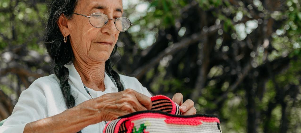 Con su proyecto Arte y Tejido, liderado por la Asociación de Artesanas de Chorrera.