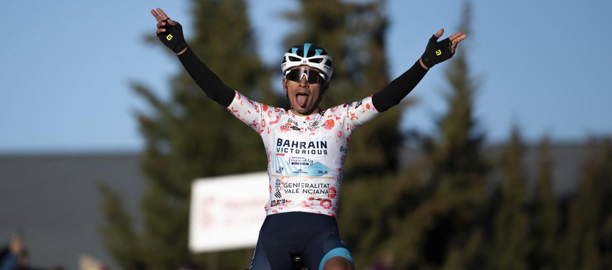 El colombiano Santiago Buitrago, campeón de la Vuelta a la Comunidad Valenciana, comandará al Bahrain.