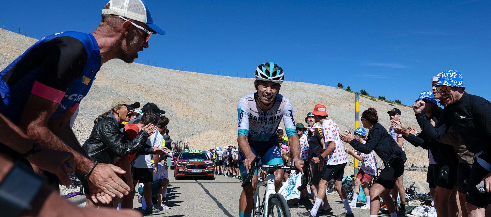El colombiano Santiago Buitrago fue gran protagonista en la etapa 16 del Tour de Francia.