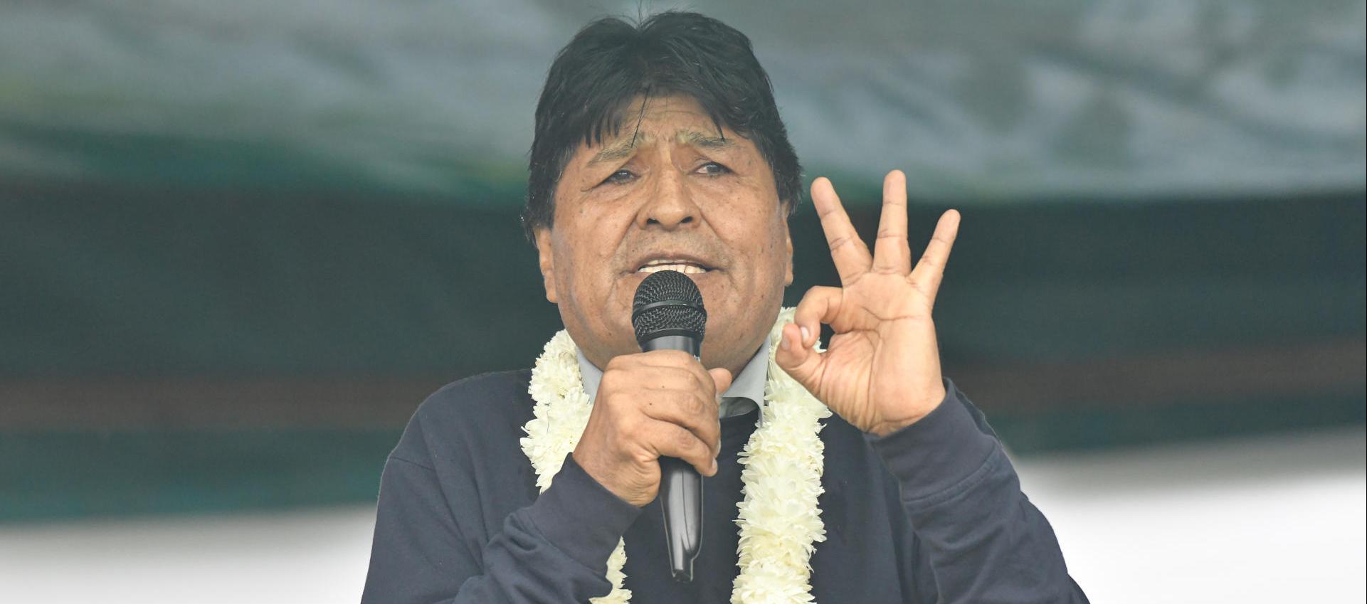 Evo Morales, expresidente de Bolivia.