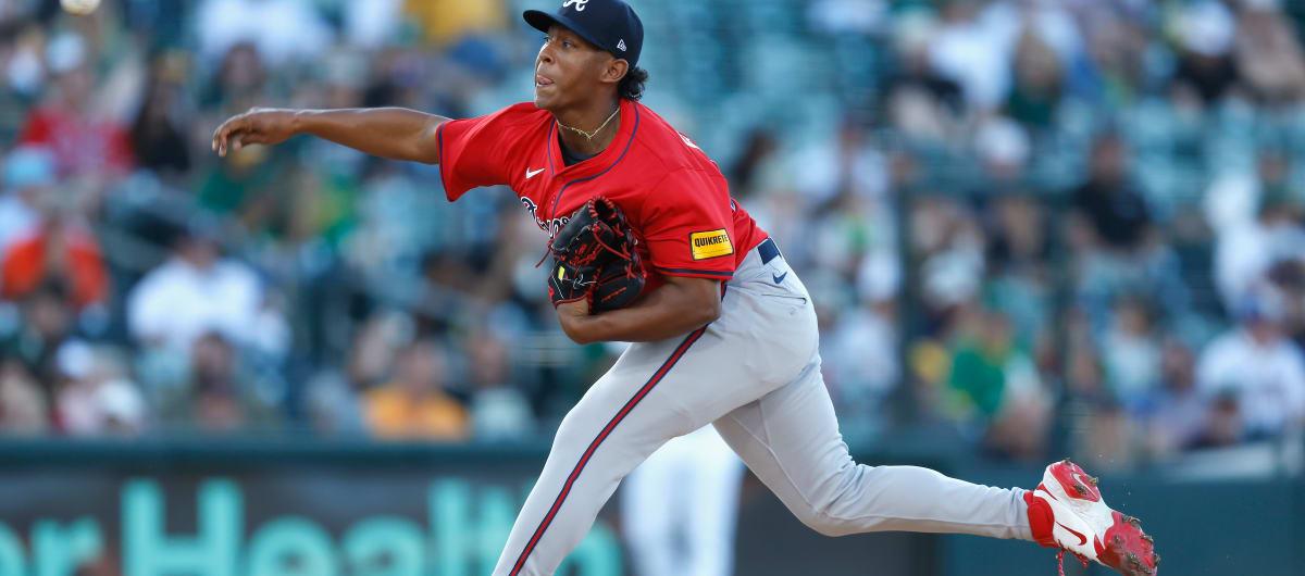 Didier Fuentes realizó su cuarta apertura en Grandes Ligas con los Bravos de Atlanta.