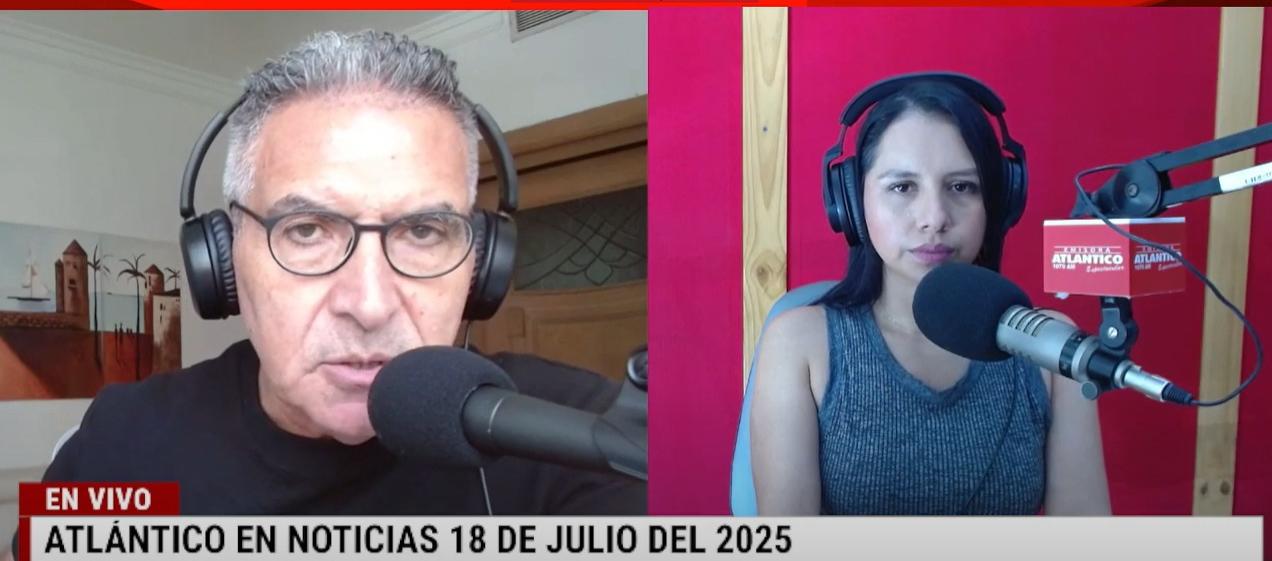 Transmisión de Atlántico en Noticias.