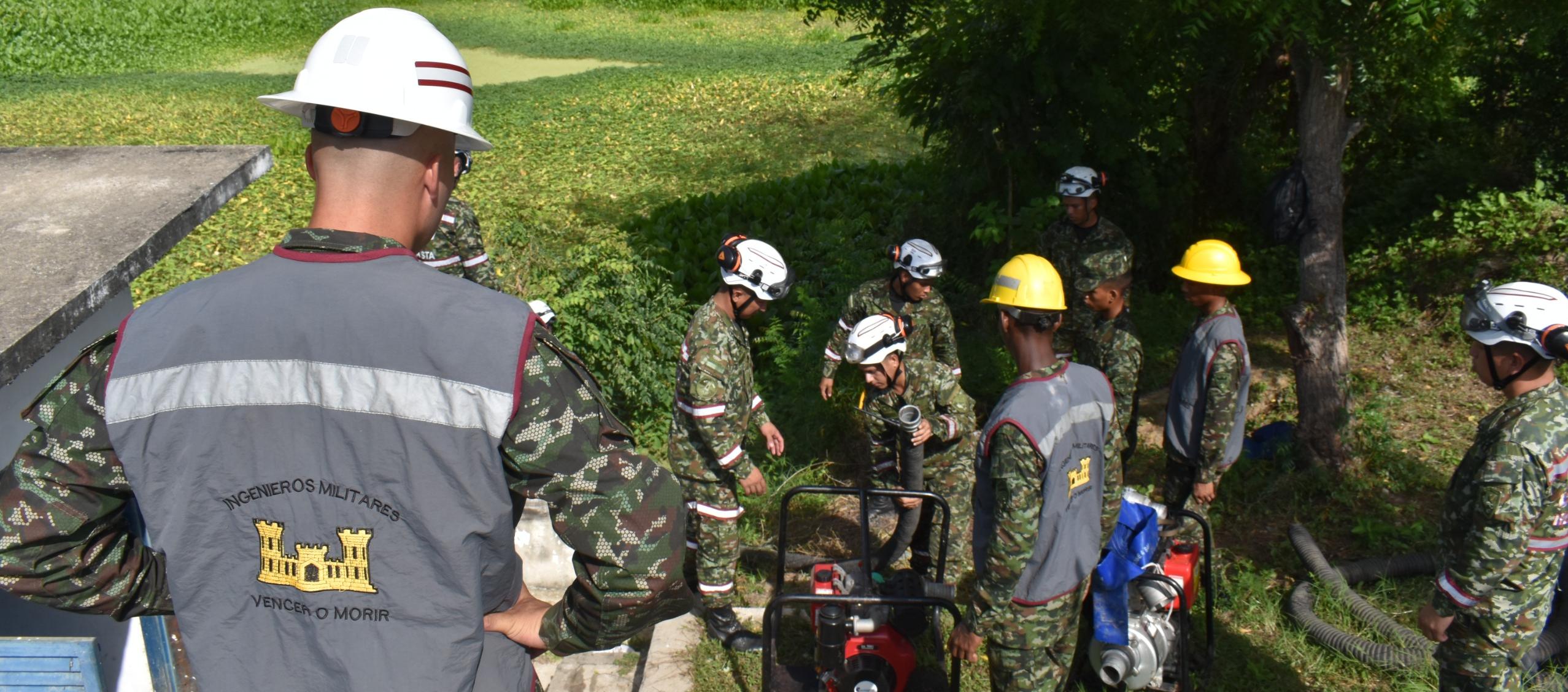 Acciones de mitigación por parte del Ejército Nacional.