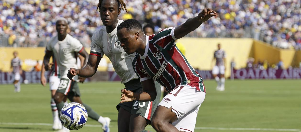Jhon Arias durante el partido de semifinal del Mundial de Clubes contra el Chelsea. 