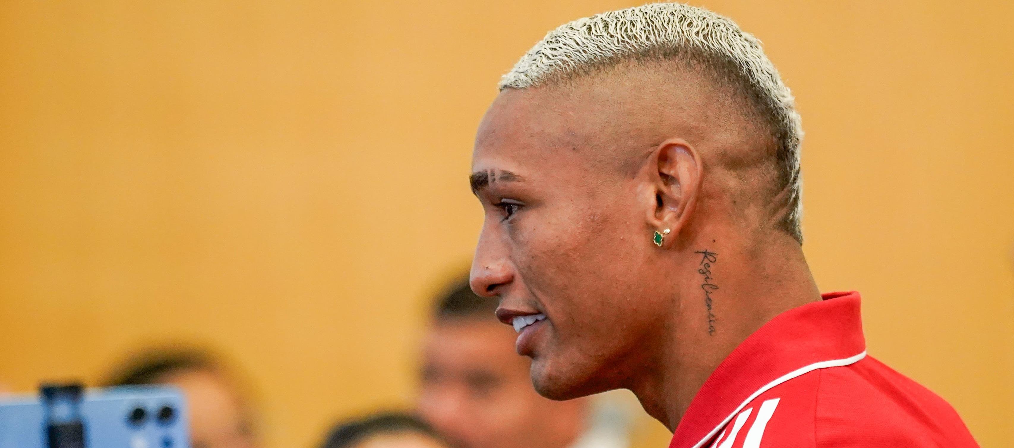 Jermein Peña, defensa central del Junior. 