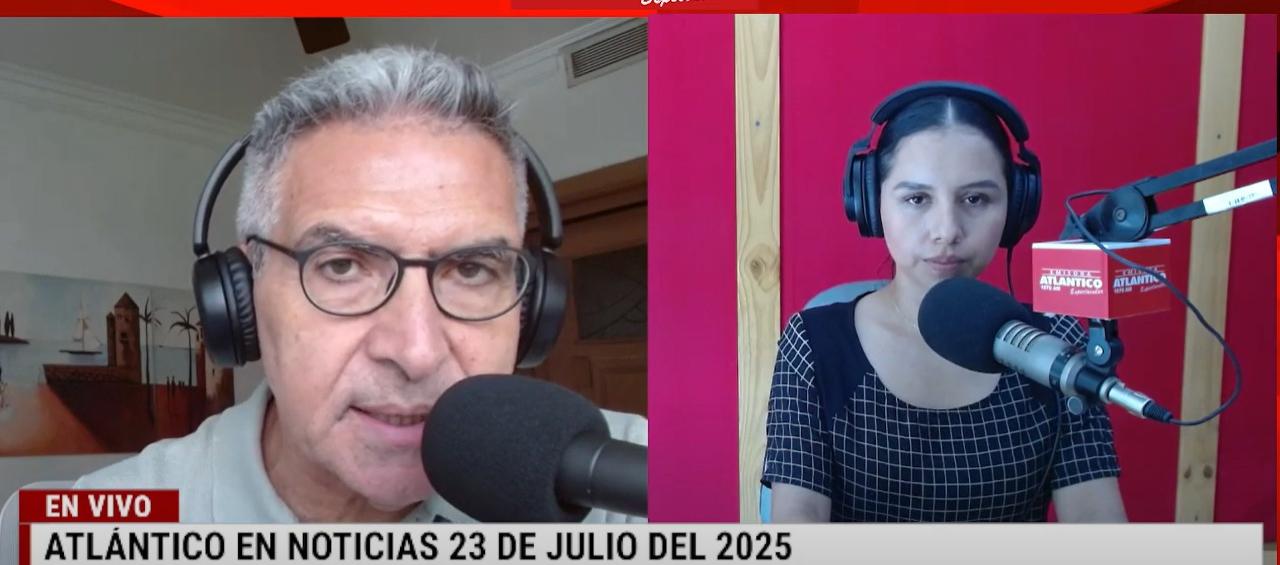 Transmisión de Atlántico en Noticias.