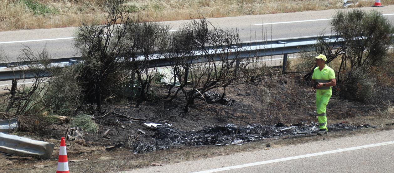 Lugar donde ocurrió el accidente donde murieron Diogo Jota y su hermano André.